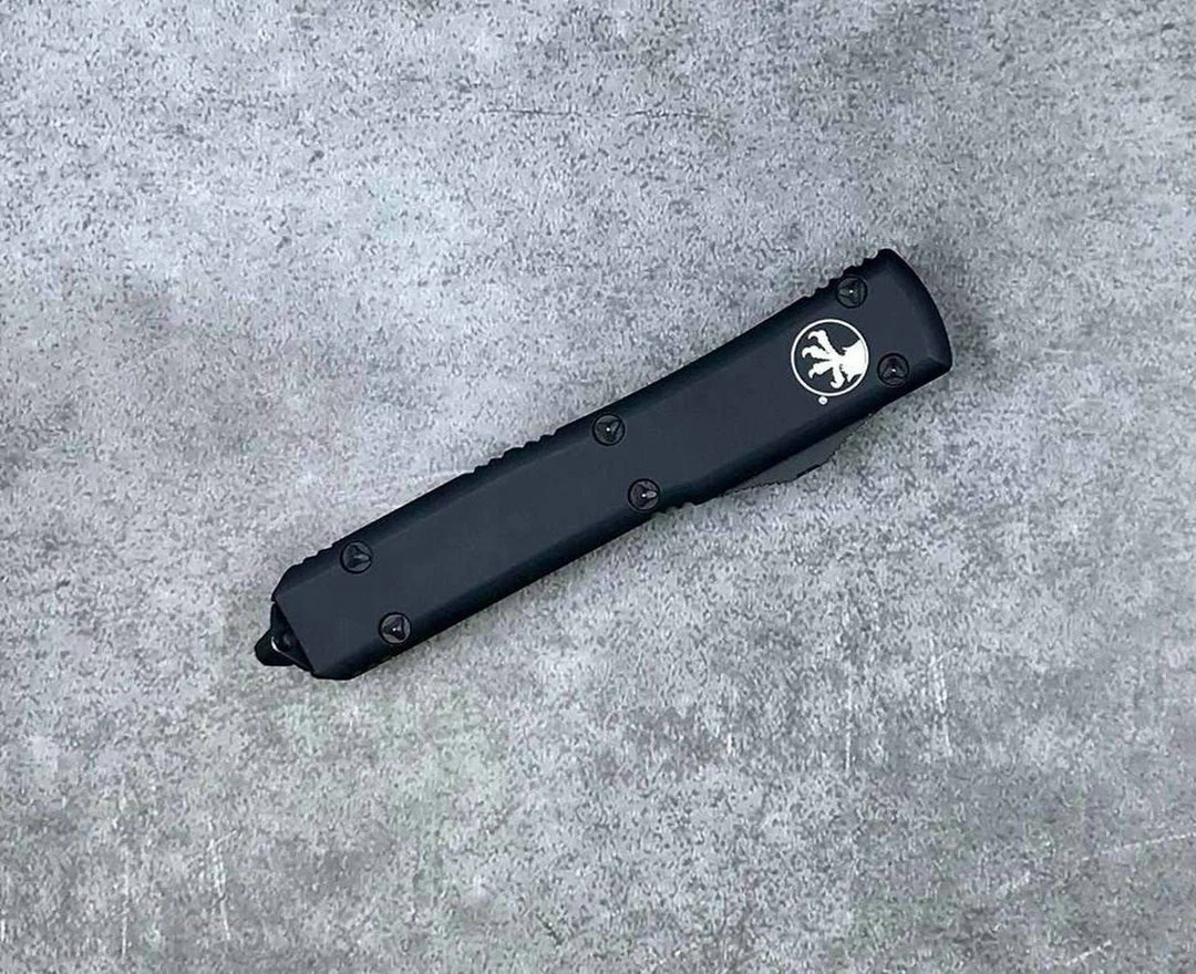 All Knife Brands Microtech Ultratech 121-1T S/E Black Auto OTF Knife 8 All Knife Brands Microtech Ultratech 121-1T S/E Black Auto OTF Knife