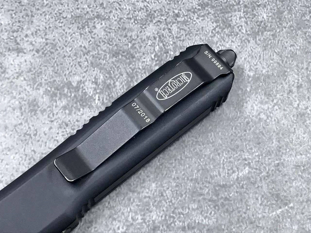 All Knife Brands Microtech Ultratech 121-1T S/E Black Auto OTF Knife 9 All Knife Brands Microtech Ultratech 121-1T S/E Black Auto OTF Knife