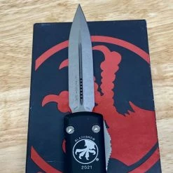 Microtech Ultratech D/E Blade Show 2021 Stonewash Knife 122-10BS21