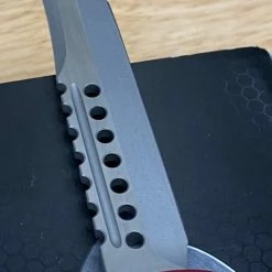 All Knife Brands Microtech Ultratech Hellhound Signature 119-10 - Distressed Red Knife 11 All Knife Brands Microtech Ultratech Hellhound Signature 119-10 - Distressed Red Knife