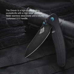 OLIGHT OKNIFE Drever N690 Tactical EDC Folding Pocket Knife - G10
