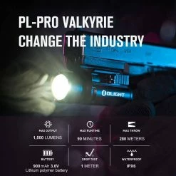 Flashlights & Lighting OLIGHT PL-Pro Valkyrie 1500 Lumens Rechargeable Weaponlight