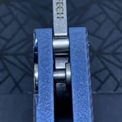 PROTECH KNIVES Pro-Tech Malibu 5241 Blue Titanium Custom Reverse Tanto Flipper