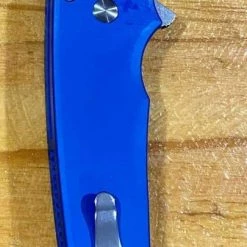 PROTECH KNIVES Pro-Tech Malibu Wharncliffe Plunge Lock Flipper Knife Blue (3.3" Stonewash) 11 PROTECH KNIVES Pro-Tech Malibu Wharncliffe Plunge Lock Flipper Knife Blue (3.3