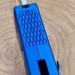 PROTECH KNIVES Pro-Tech Runt 5 Blue Handle Stonewash Wharncliffe 20-CV (R5101-Blue) All Knife Brands