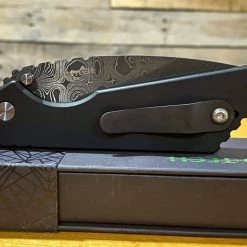 PROTECH KNIVES Pro-Tech Strider SnG Custom Auto Camo G-10 Damascus Blade Pearl Button 2436-DAMASCUS All Knife Brands