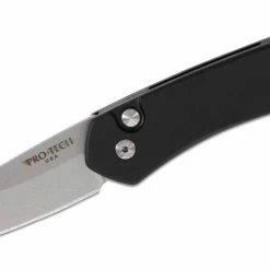 PROTECH KNIVES ProTech Newport Auto Knife Black (3" Stonewash) 3405 All Knife Brands