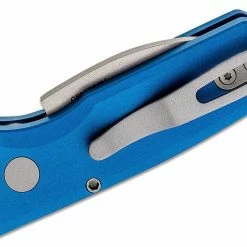 PROTECH KNIVES ProTech Runt 5 Blue Auto Knife Smooth Handle (USA) R5201