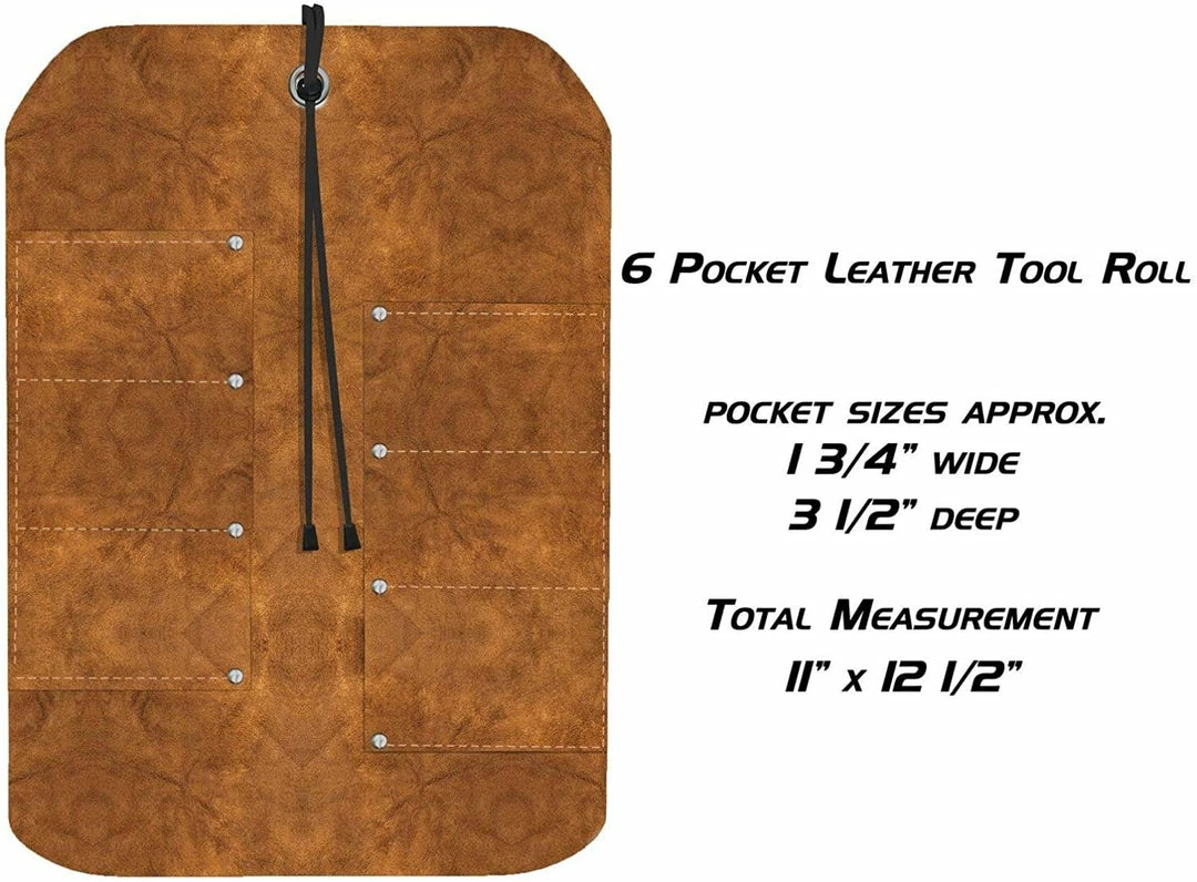 Ramelson 6 Pocket Tool Roll Pouch 5 Ramelson 6 Pocket Tool Roll Pouch