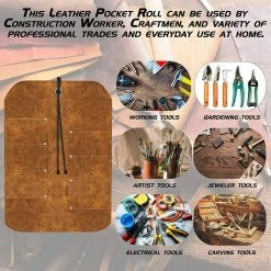 Ramelson 6 Pocket Tool Roll Pouch 12 Ramelson 6 Pocket Tool Roll Pouch