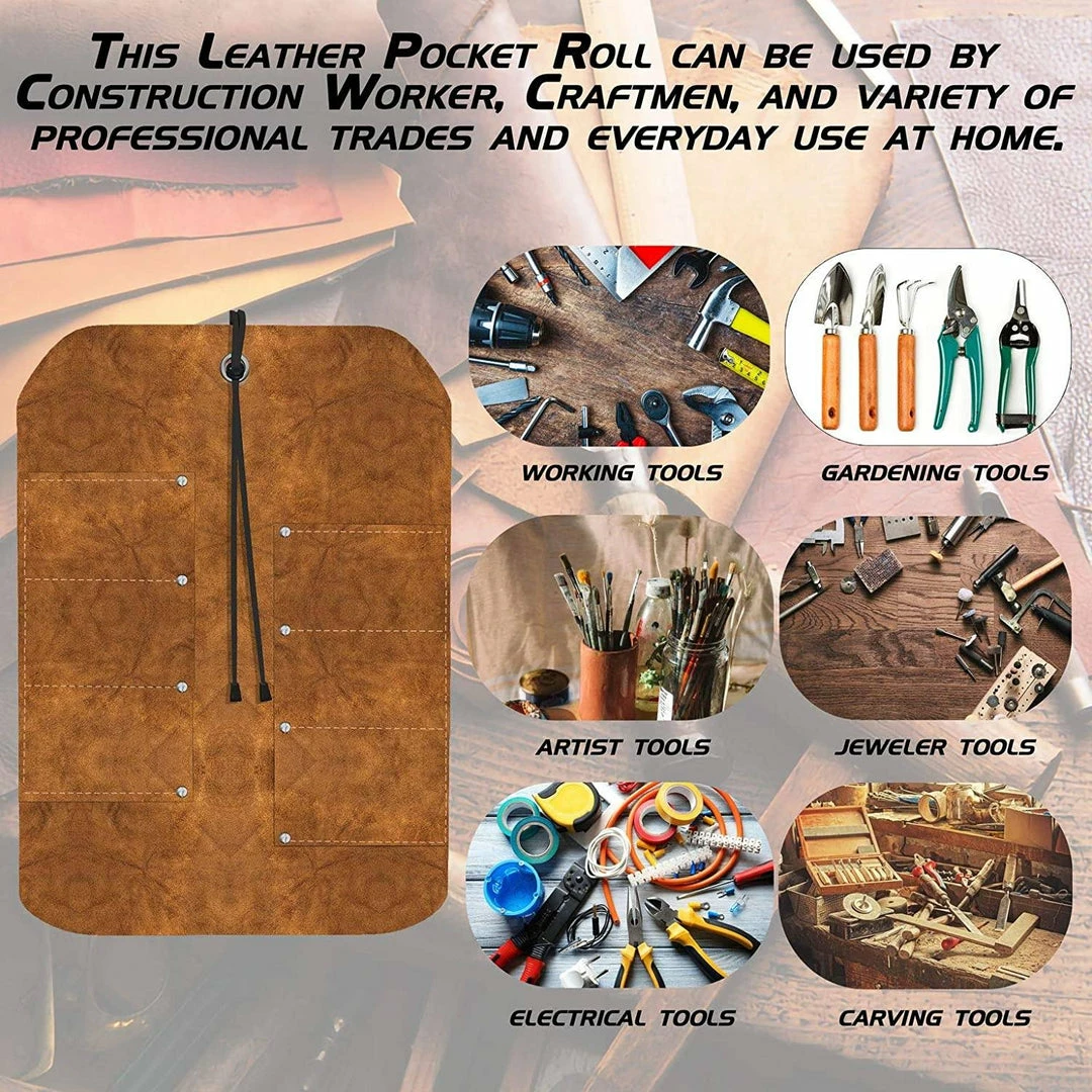 Ramelson 6 Pocket Tool Roll Pouch 6 Ramelson 6 Pocket Tool Roll Pouch