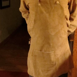 U.J. Ramelson Ramelson Suede/Leather 3 Pocket Blacksmith Woodcarvers Apron