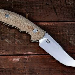 Rick Hinderer Emmett Fixed Blade Stonewash Micarta Handles All Knife Brands