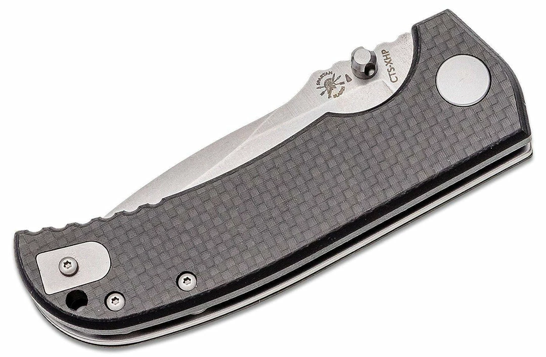 SPARTAN BLADES Spartan Field Grade Les George Astor SFBL8CF Folding Knife 3.625" CTS-XHP 4 SPARTAN BLADES Spartan Field Grade Les George Astor SFBL8CF Folding Knife 3.625" CTS-XHP
