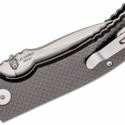 SPARTAN BLADES Spartan Field Grade Les George Astor SFBL8CF Folding Knife 3.625" CTS-XHP 10 SPARTAN BLADES Spartan Field Grade Les George Astor SFBL8CF Folding Knife 3.625