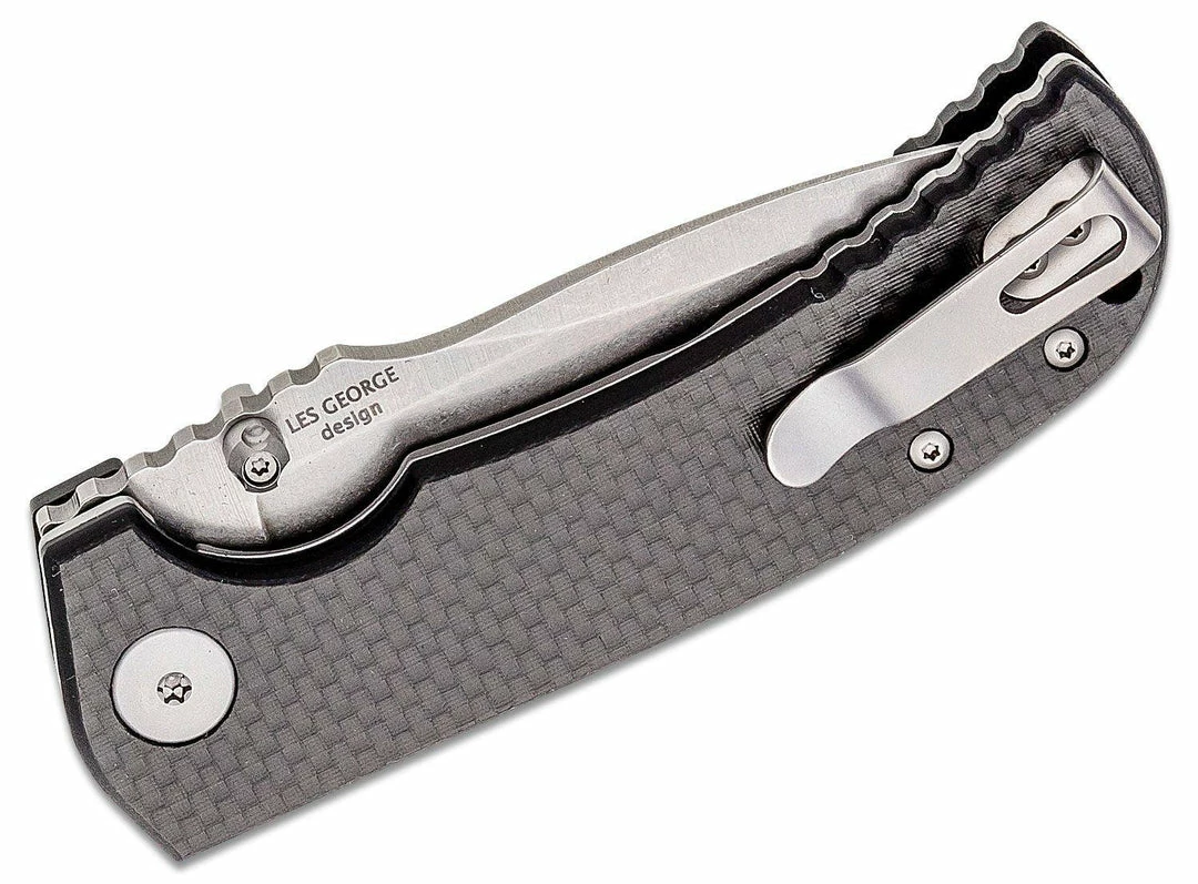 SPARTAN BLADES Spartan Field Grade Les George Astor SFBL8CF Folding Knife 3.625" CTS-XHP 5 SPARTAN BLADES Spartan Field Grade Les George Astor SFBL8CF Folding Knife 3.625" CTS-XHP