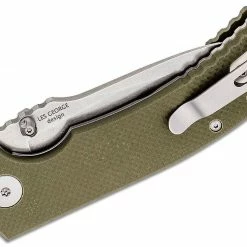 SPARTAN BLADES Spartan Field Grade Les George Astor SFBL8CR Folding Knife 3.625" CTS-XHP OD 10 SPARTAN BLADES Spartan Field Grade Les George Astor SFBL8CR Folding Knife 3.625