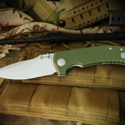 SPARTAN BLADES Spartan Field Grade Les George Astor SFBL8CR Folding Knife 3.625" CTS-XHP OD 12 SPARTAN BLADES Spartan Field Grade Les George Astor SFBL8CR Folding Knife 3.625