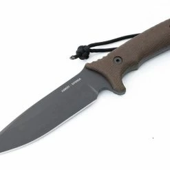 SPARTAN BLADES Spartan Harsey Difensa Black PVD Green Handle MultiCam Sheath