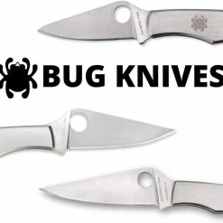 Spyderco Bug Non-Locking Knife Stainless Steel - PlainEdge Spyderco Knives