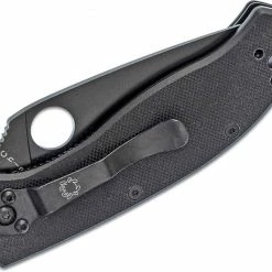 Spyderco C122GBBKP Tenacious Folding Knife 3.38" Black Spyderco Knives