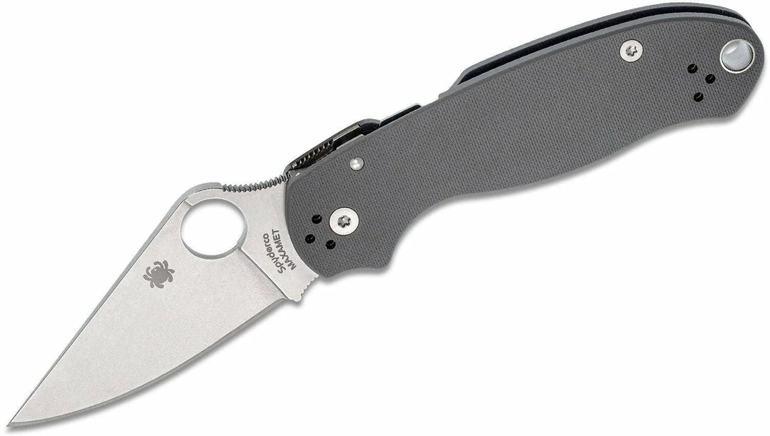 Spyderco Knives Spyderco C223GPDGY Para 3 Maxamet Knife (USA) 3 Spyderco Knives Spyderco C223GPDGY Para 3 Maxamet Knife (USA)