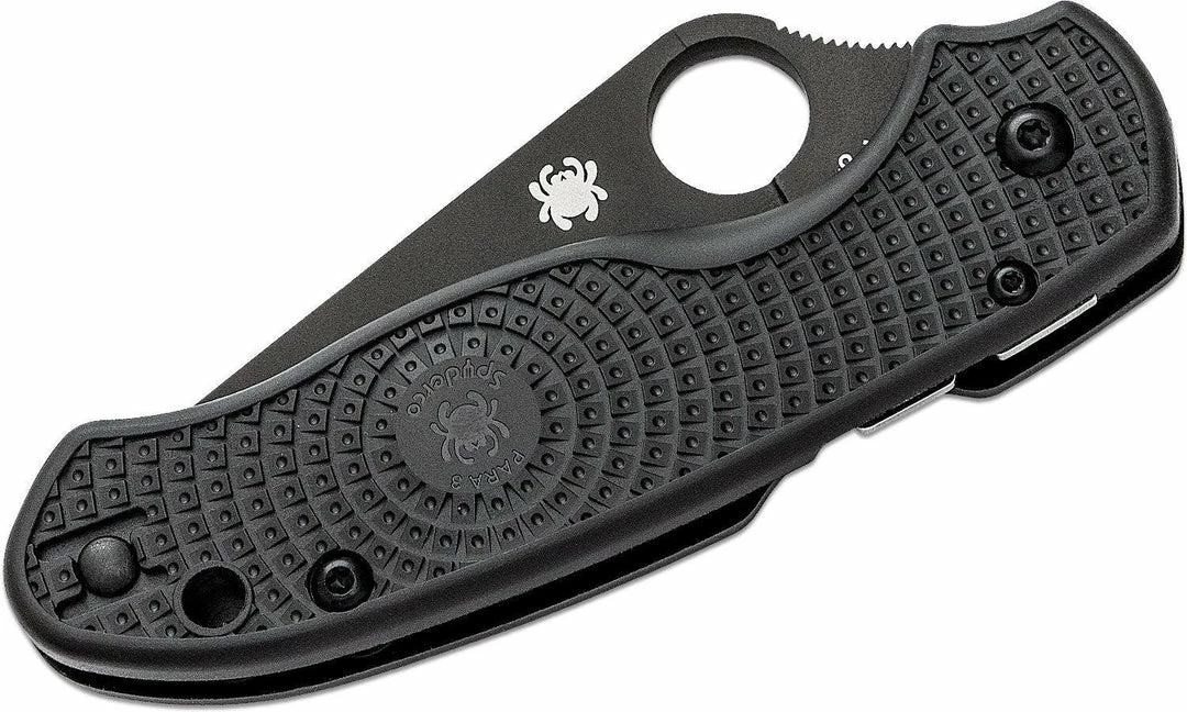 Spyderco Knives Spyderco C223PBBK Para 3 Lightweight Folding Knife 2.92" 4 Spyderco Knives Spyderco C223PBBK Para 3 Lightweight Folding Knife 2.92"