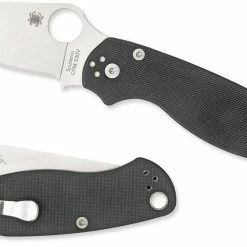 Spyderco Knives Spyderco Paramilitary 2 C81GP2 Knife 3.42" S45V Blade, Black G10 Handles 11 Spyderco Knives Spyderco Paramilitary 2 C81GP2 Knife 3.42