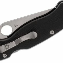 Spyderco Knives Spyderco Paramilitary 2 C81GP2 Knife 3.42" S45V Blade, Black G10 Handles 12 Spyderco Knives Spyderco Paramilitary 2 C81GP2 Knife 3.42