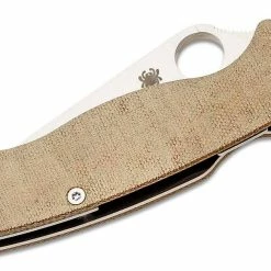 Spyderco Paramilitary 2 C81MPCW2 Folding Knife 3.47" CruWear Canvas Micarta Spyderco Knives