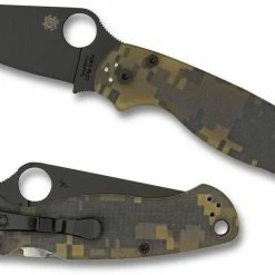 Spyderco Knives Spyderco Paramilitary 2 Knife S30V Digital Camo Handles - C81GPCMOBK2