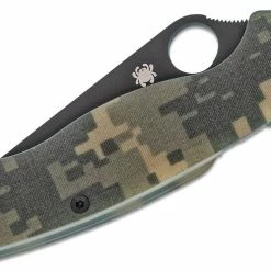 Spyderco Knives Spyderco Paramilitary 2 Knife S30V Digital Camo Handles - C81GPCMOBK2