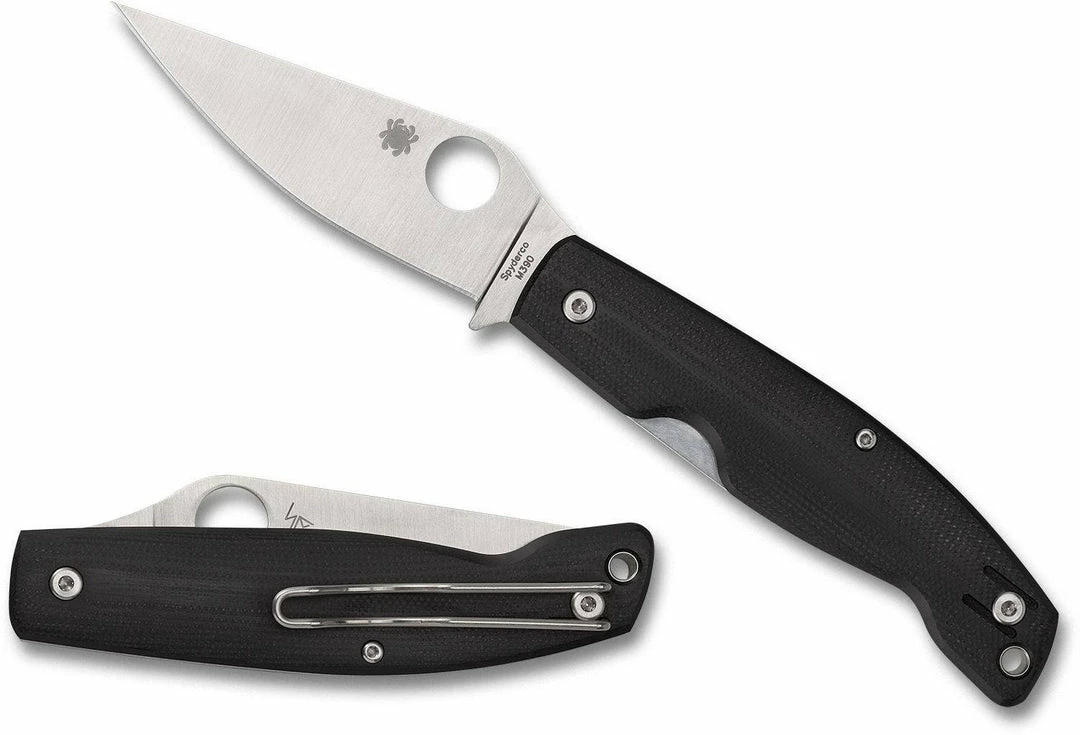 Spyderco Pattadese Folding Knife 3.16" M390 Satin G10 Handles - C257GP Spyderco Knives 3 Spyderco Pattadese Folding Knife 3.16" M390 Satin G10 Handles - C257GP Spyderco Knives