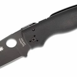 Spyderco Shaman Folding Knife 3.58" S30V Black Plain Blade, Matte G10 10 Spyderco Shaman Folding Knife 3.58