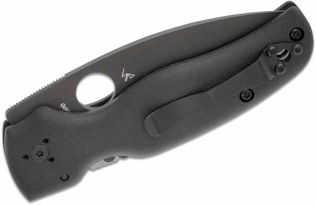 Spyderco Shaman Folding Knife 3.58" S30V Black Plain Blade, Matte G10 7 Spyderco Shaman Folding Knife 3.58" S30V Black Plain Blade, Matte G10