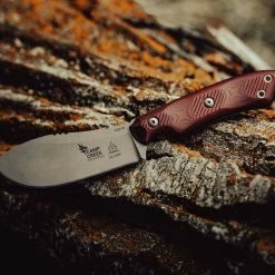 TOPS KNIVES All Knife Brands TOPS CPCKFE-01 Camp Creek Fire Edition Tumbled S35VN Red Black G10 Fixed Blade 24 TOPS KNIVES All Knife Brands TOPS CPCKFE-01 Camp Creek Fire Edition Tumbled S35VN Red Black G10 Fixed Blade