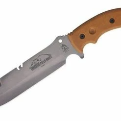 TOPS KNIVES TOPS Tahoma Field Knife Double Edged 7-5/16 Carbon Blade