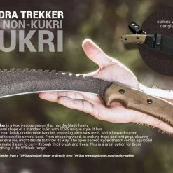 TOPS KNIVES All Knife Brands TOPS Tundra Trekker Blade