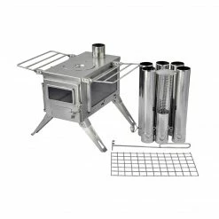 Winnerwell Nomad View Medium Tent Portable Stove 800 Cubic Inch Firebox Outdoor Stoves